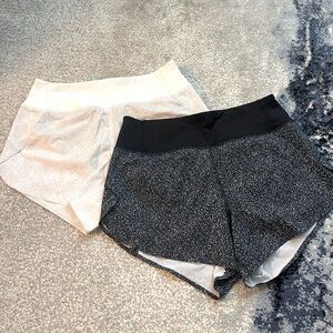 2 pair Athleta 3” Run With It shorts. Size XXS. Like new condition.